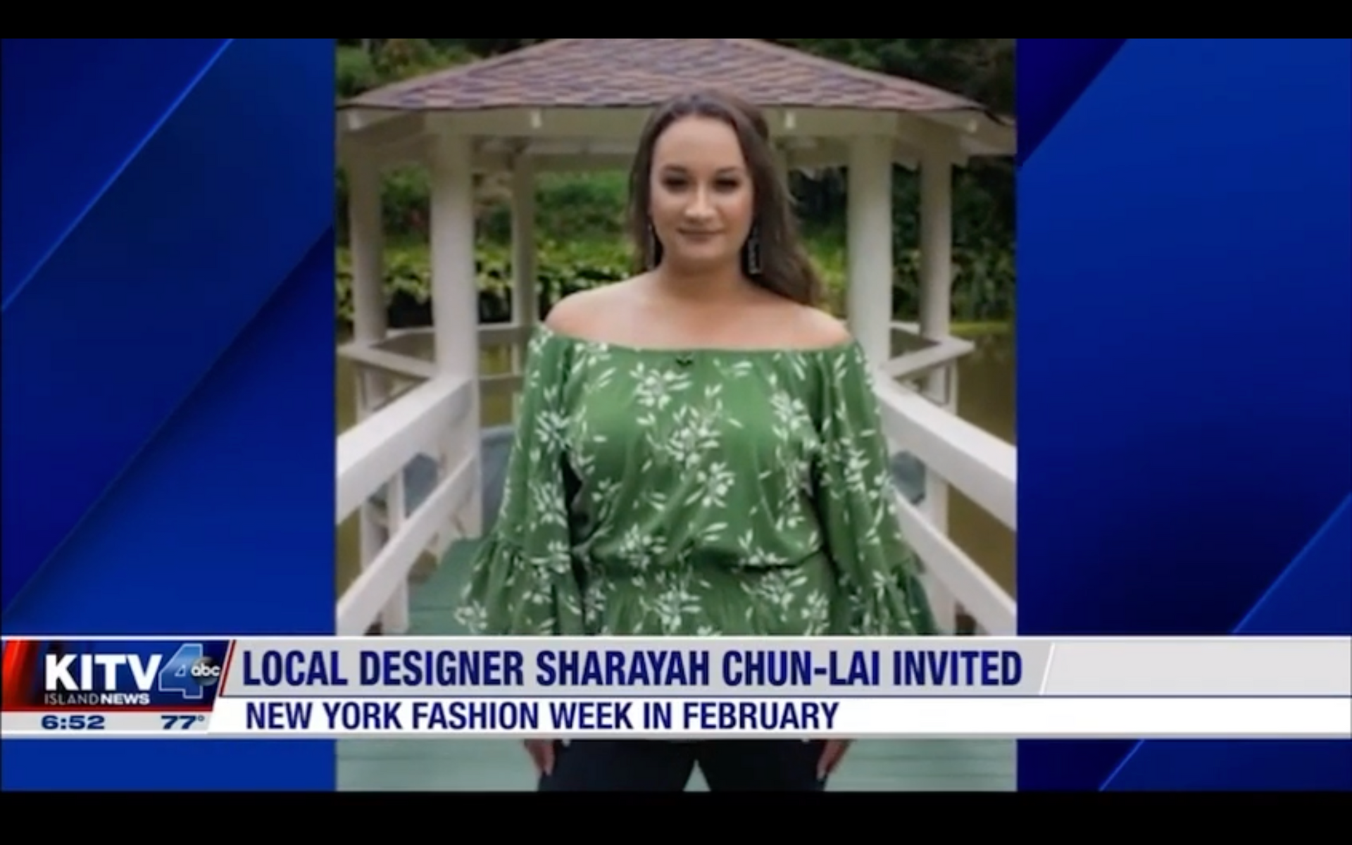 Load video: KITV News Fashion Week Announcement